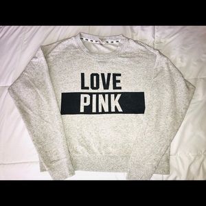 VS Pink Cotton Blend Sweater